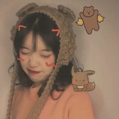 简笔头像女生唯美简约