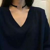 ins头像女 黑色