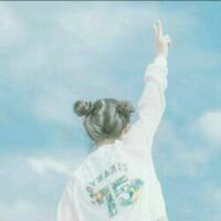 个性头像女背影森系