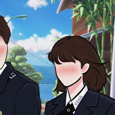 简单的情侣头像
