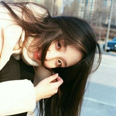 可爱女生手机遮脸高清头像