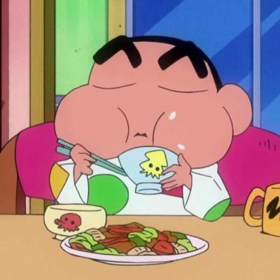 蜡笔小新看书头像