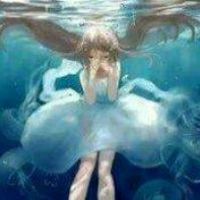 动漫头像女蓝色系
