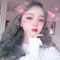 可爱女生头像抱兔子
