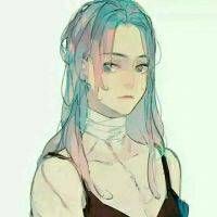 头像女动漫蓝色系悲伤