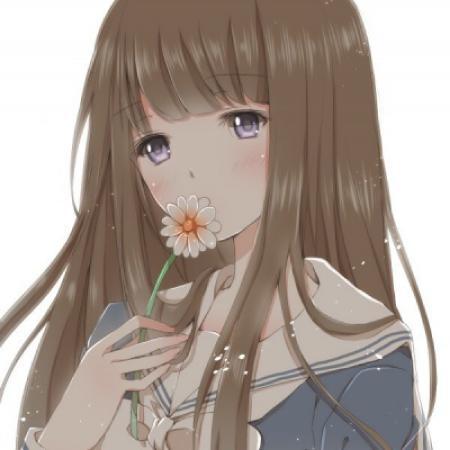 女生头像卡通简约