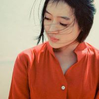 qq头像女生红色衣服的