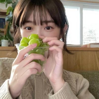 女生真人头像素材