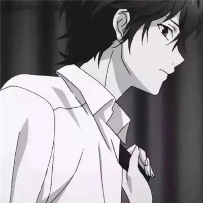 动漫头像男黑暗系伤感