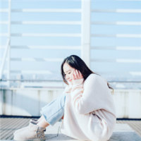 女生头像不露脸背影森系小清新