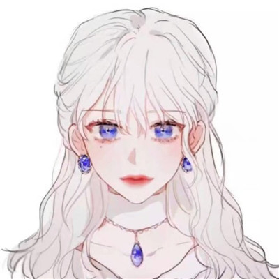 头像卡通高冷女