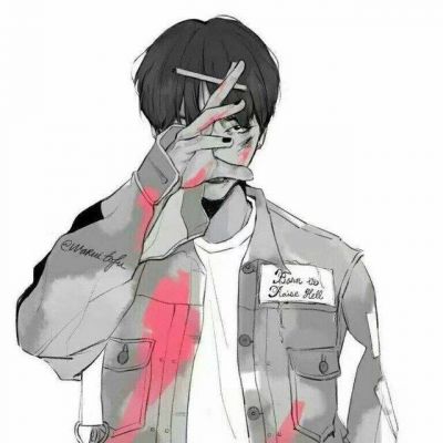高冷男头像 霸气 侧脸动漫