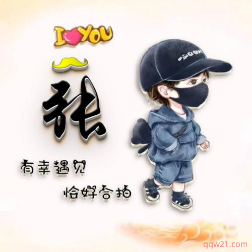 姓氏头像张姓男