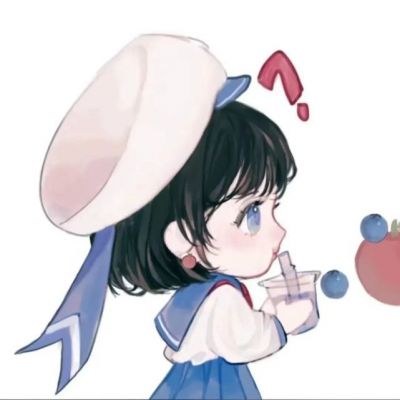 简笔情侣头像一男一女可爱
