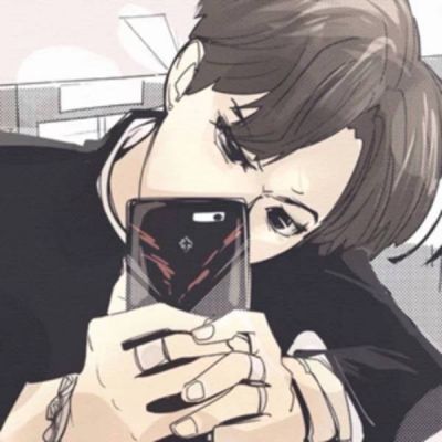 男生头像帅气霸气动漫男神侧脸