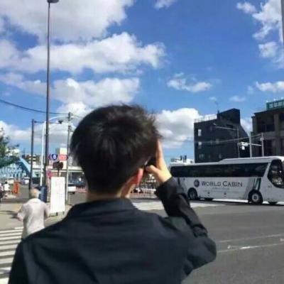 微信头像男生背影高清
