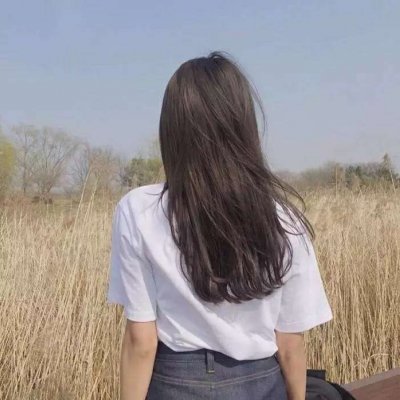 头像女清新背影