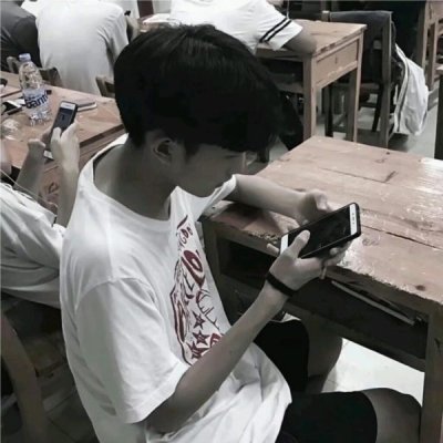 男生头像冷酷帅气侧脸大全
