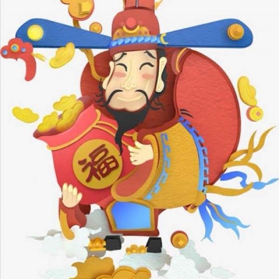 男人微信头像图片招财顺利 属鼠