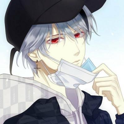 高冷男生头像动漫沉默