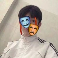 水墨头像简单干净