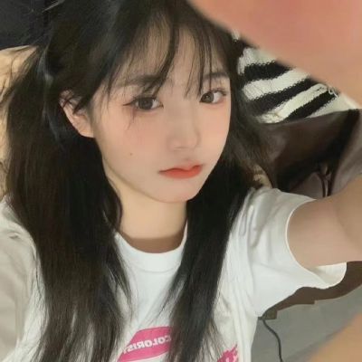 可爱真人头像女高清手机遮脸