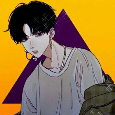 头像动漫男头冷酷黑