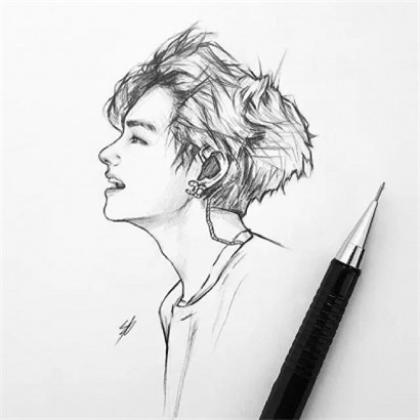 人物头像素描雕塑步骤