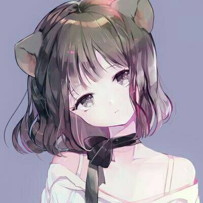 短发卡通图片女头像