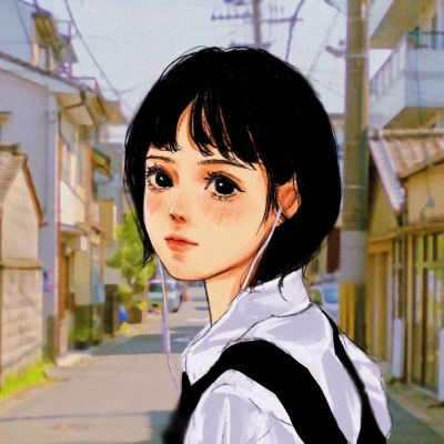 头像图片2023女手绘