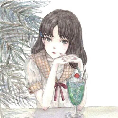 森系头像手绘女孩