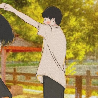 情头像情侣动漫亲吻
