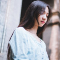 头像女可爱小清新背影意境