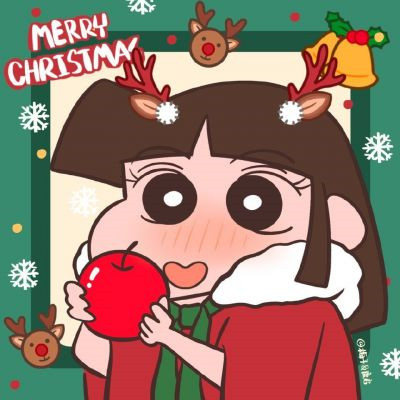 蜡笔小新拿着望远镜的头像图片