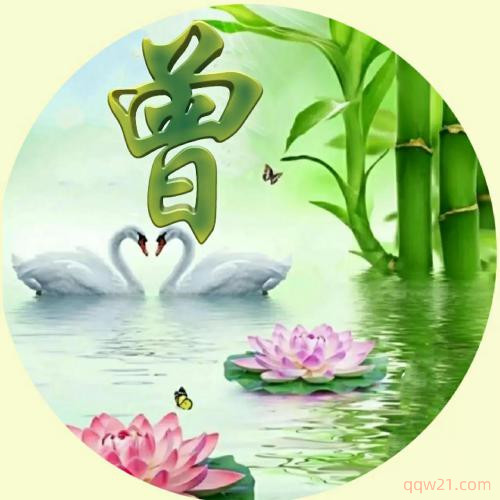女生招财的微信头像