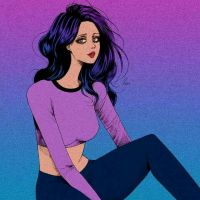 悲伤头像动漫女头