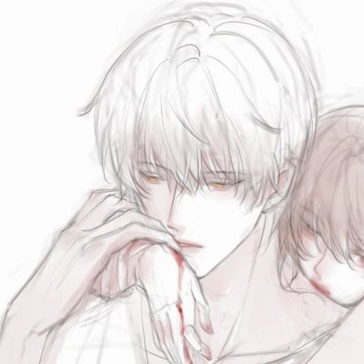 冷酷黑暗系情侣头像