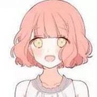 红色衣服卡通头像女生