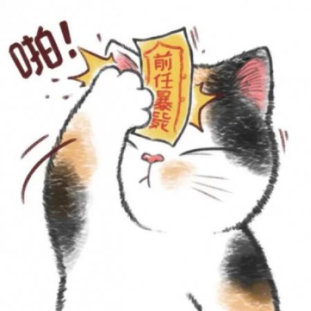 蓝底猫头像网址