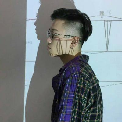 好看头像真人男生不露脸狼尾