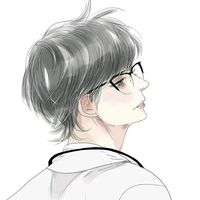 戴眼镜头像