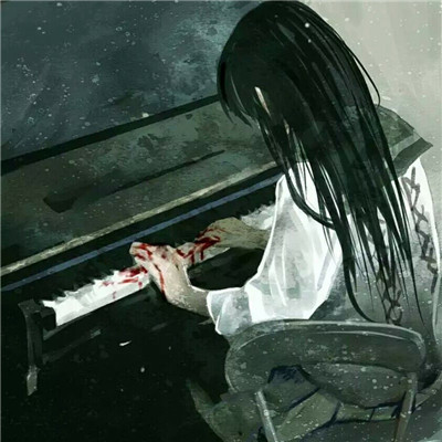 动漫头像黑白女