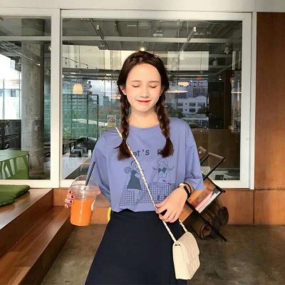 小红书蓝色系头像