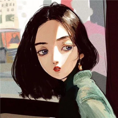 手绘头像高清版女