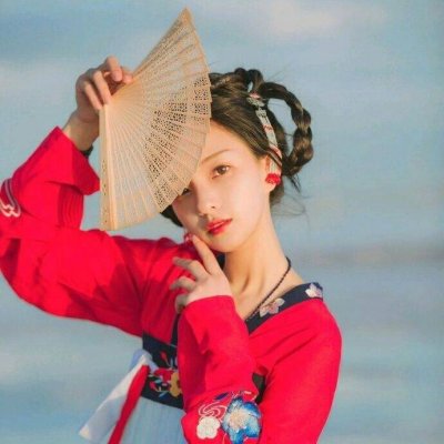古风真人头像女