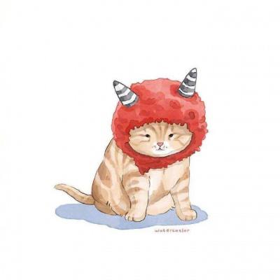 微信头像风水猫
