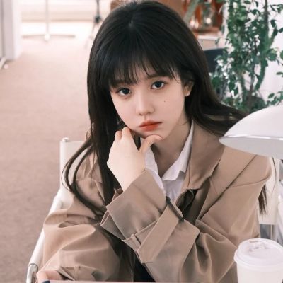 头像女温柔干净挡脸