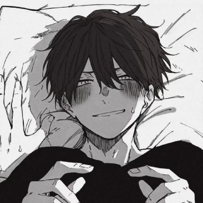 黑色头像动漫男头