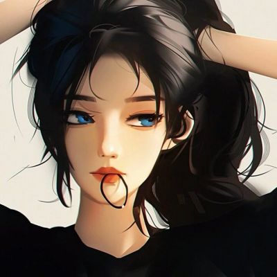 头像手绘女生气质ins