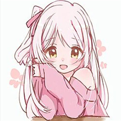 2023年头像图片女卡通红色